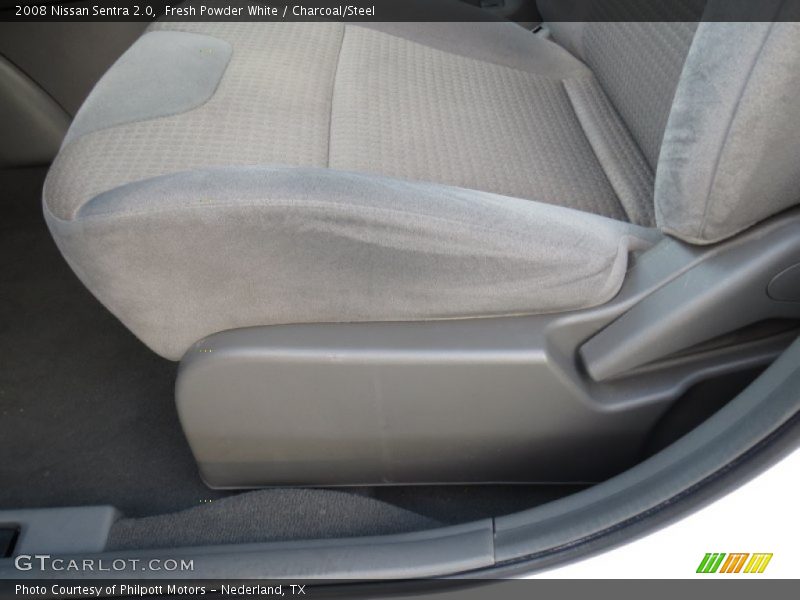 Fresh Powder White / Charcoal/Steel 2008 Nissan Sentra 2.0