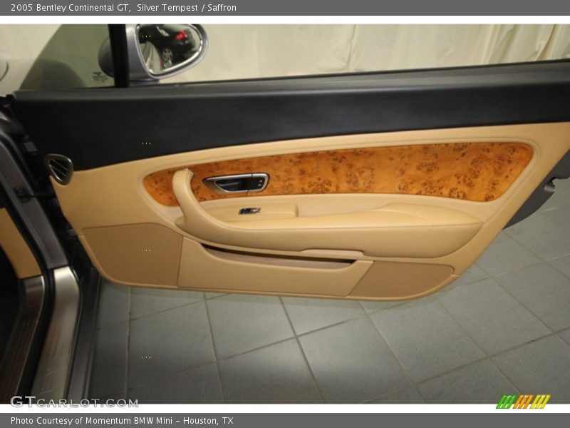 Silver Tempest / Saffron 2005 Bentley Continental GT