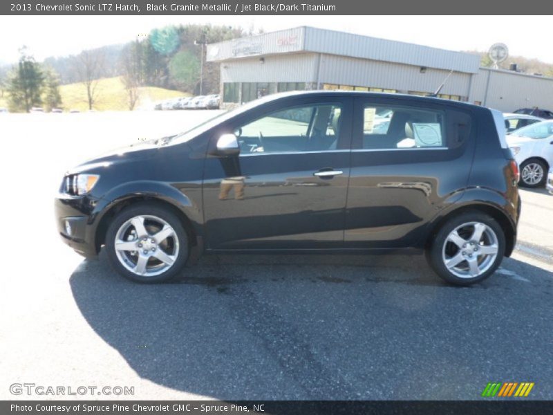 Black Granite Metallic / Jet Black/Dark Titanium 2013 Chevrolet Sonic LTZ Hatch