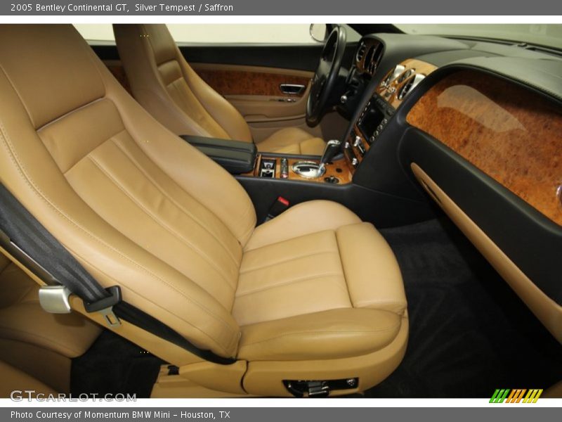 Silver Tempest / Saffron 2005 Bentley Continental GT