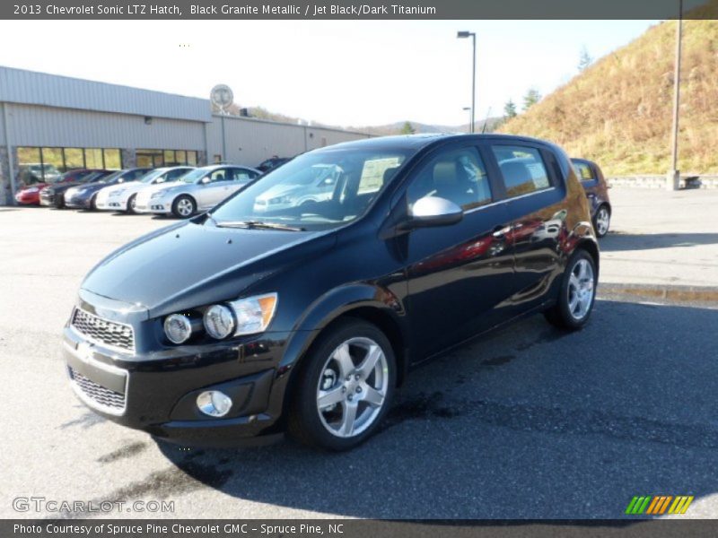 Black Granite Metallic / Jet Black/Dark Titanium 2013 Chevrolet Sonic LTZ Hatch