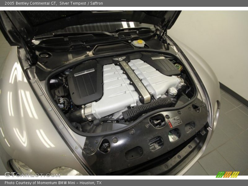 Silver Tempest / Saffron 2005 Bentley Continental GT