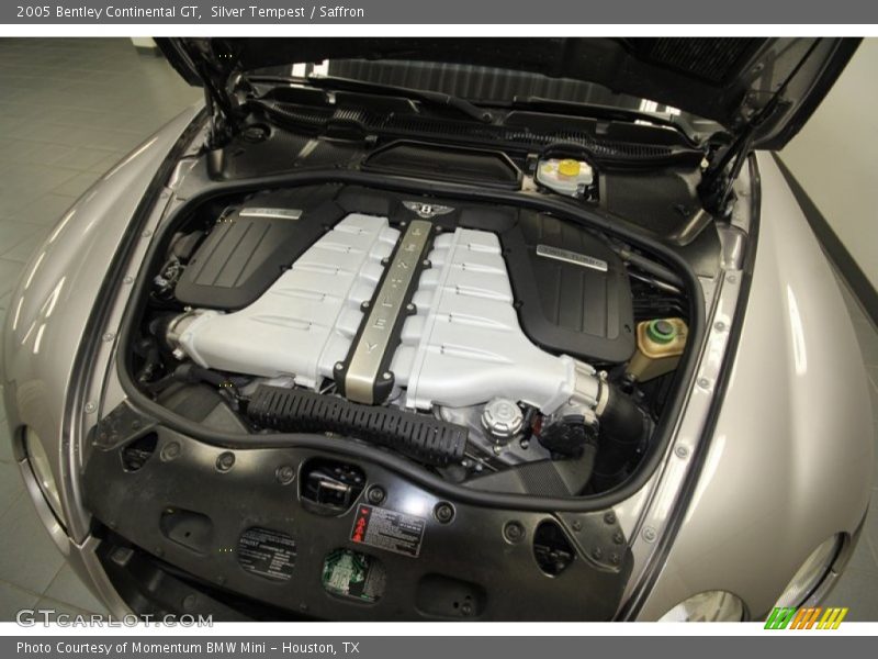 Silver Tempest / Saffron 2005 Bentley Continental GT