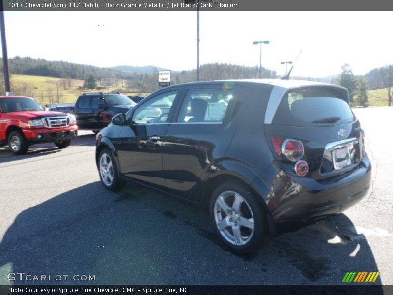 Black Granite Metallic / Jet Black/Dark Titanium 2013 Chevrolet Sonic LTZ Hatch