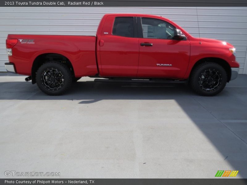 Radiant Red / Black 2013 Toyota Tundra Double Cab