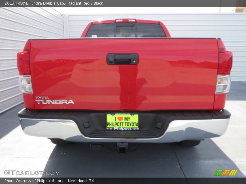 Radiant Red / Black 2013 Toyota Tundra Double Cab