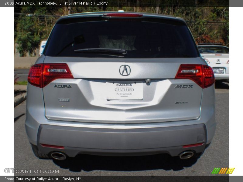 Billet Silver Metallic / Ebony 2009 Acura MDX Technology