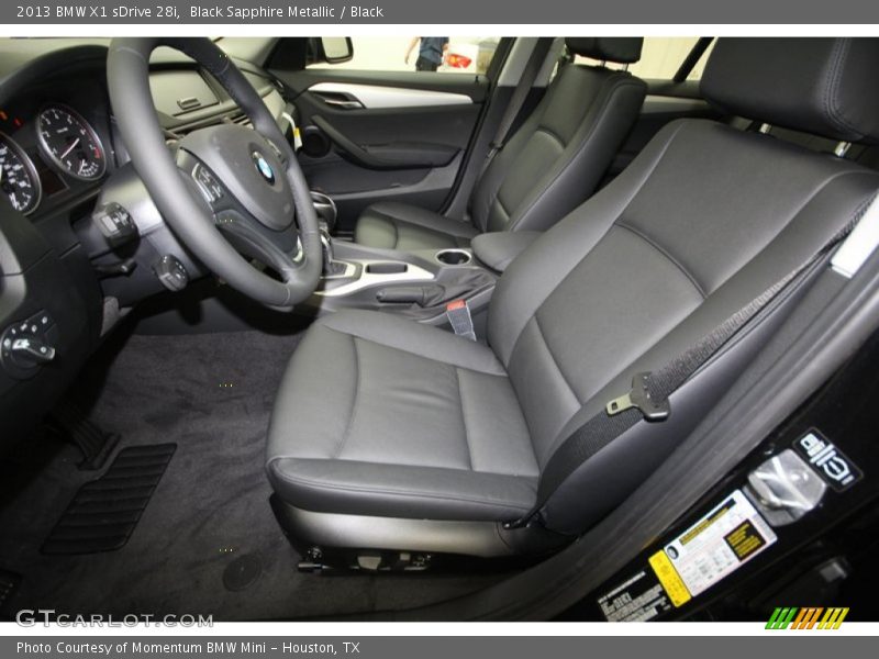 Black Sapphire Metallic / Black 2013 BMW X1 sDrive 28i