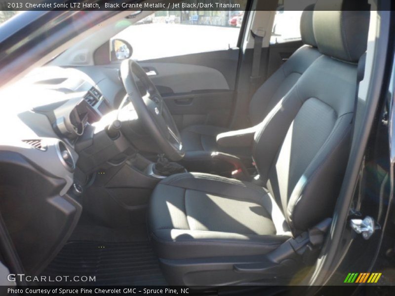 Black Granite Metallic / Jet Black/Dark Titanium 2013 Chevrolet Sonic LTZ Hatch