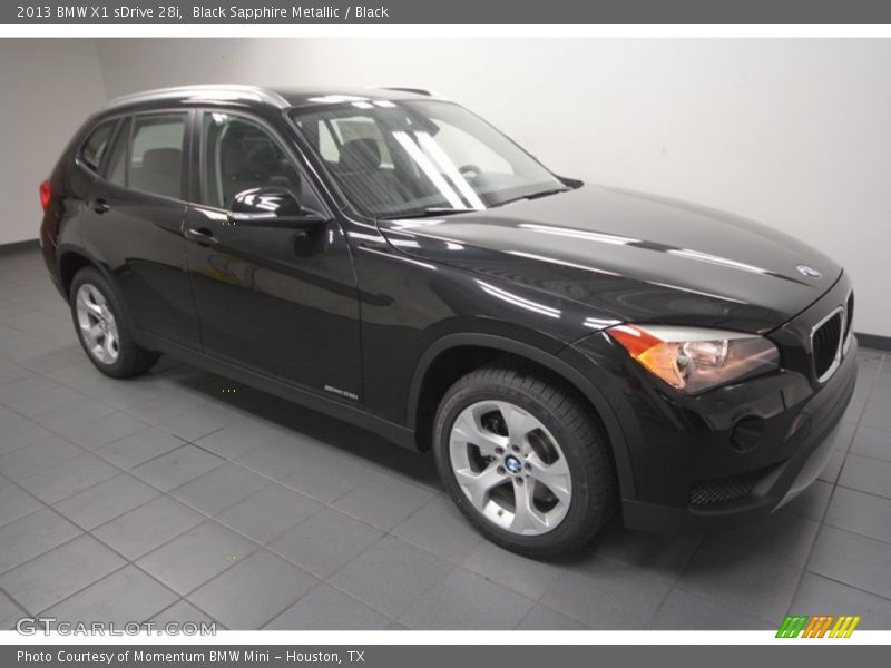 Black Sapphire Metallic / Black 2013 BMW X1 sDrive 28i