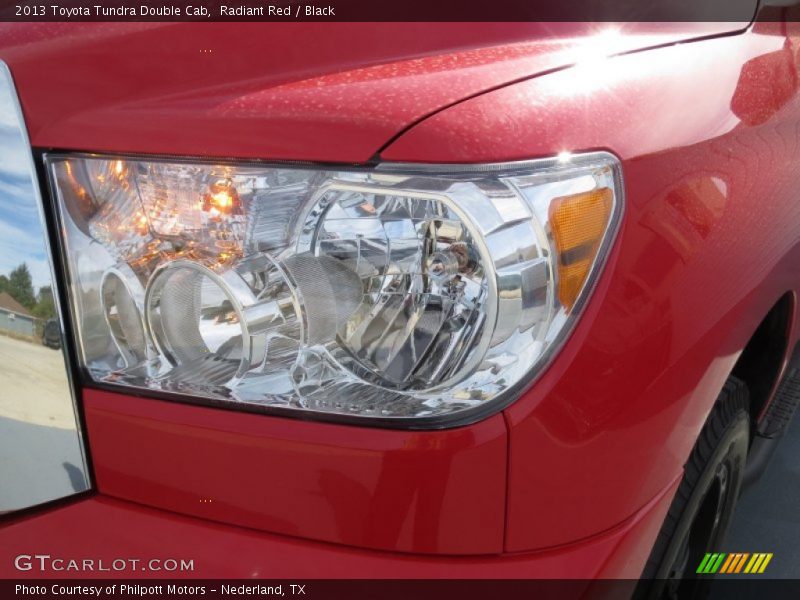 Radiant Red / Black 2013 Toyota Tundra Double Cab