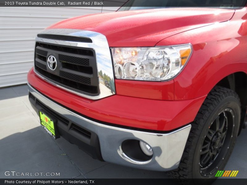 Radiant Red / Black 2013 Toyota Tundra Double Cab