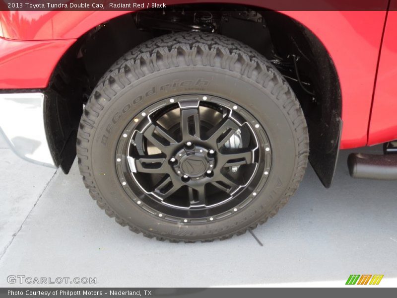 Radiant Red / Black 2013 Toyota Tundra Double Cab