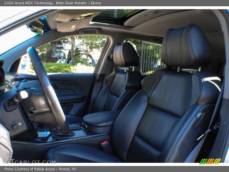 Billet Silver Metallic / Ebony 2009 Acura MDX Technology