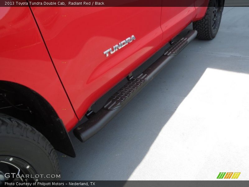Radiant Red / Black 2013 Toyota Tundra Double Cab