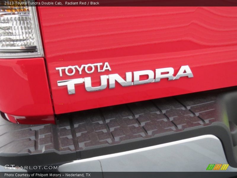 Radiant Red / Black 2013 Toyota Tundra Double Cab