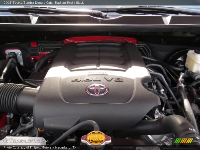 Radiant Red / Black 2013 Toyota Tundra Double Cab