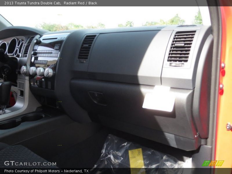 Radiant Red / Black 2013 Toyota Tundra Double Cab
