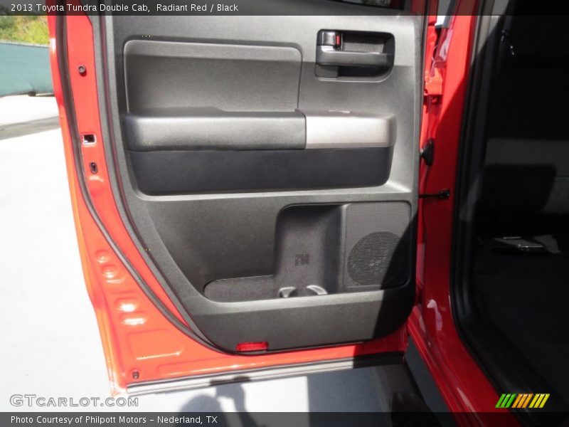 Radiant Red / Black 2013 Toyota Tundra Double Cab
