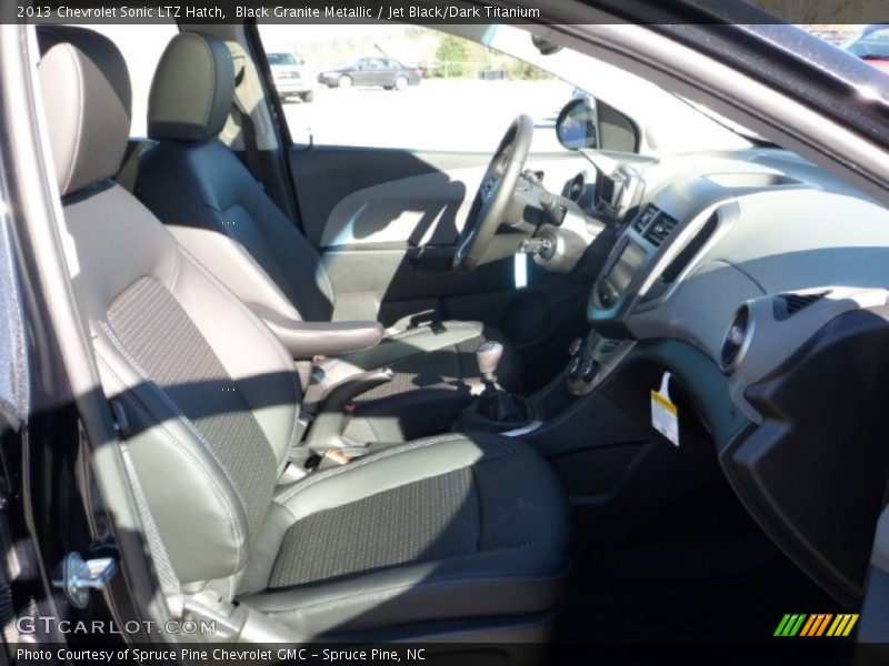 Black Granite Metallic / Jet Black/Dark Titanium 2013 Chevrolet Sonic LTZ Hatch