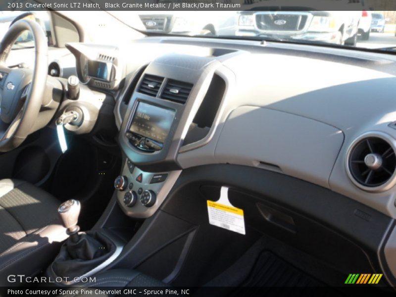 Black Granite Metallic / Jet Black/Dark Titanium 2013 Chevrolet Sonic LTZ Hatch