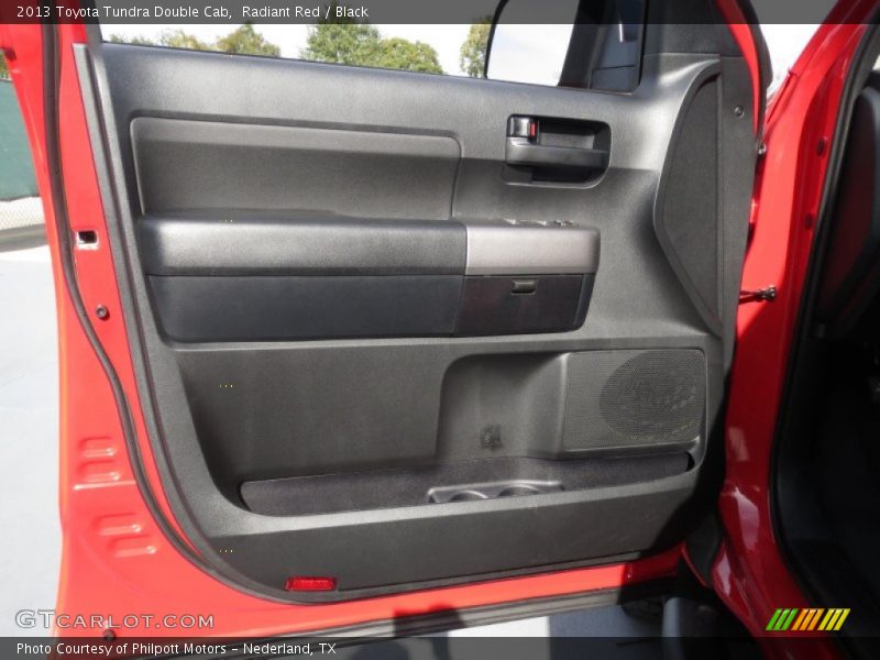 Radiant Red / Black 2013 Toyota Tundra Double Cab