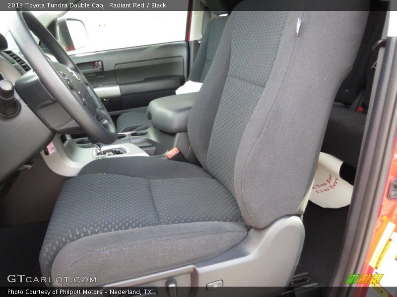 Radiant Red / Black 2013 Toyota Tundra Double Cab