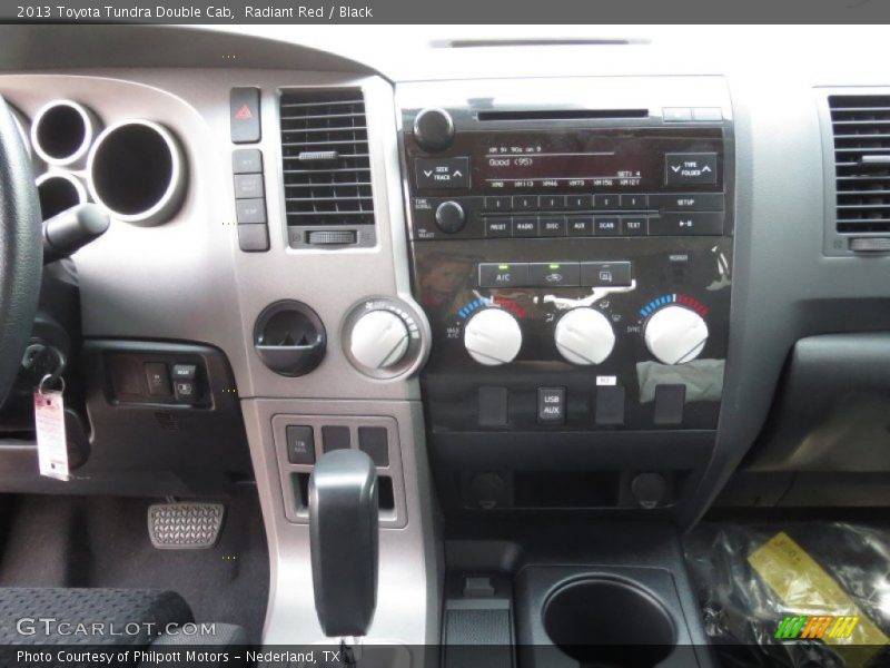 Radiant Red / Black 2013 Toyota Tundra Double Cab