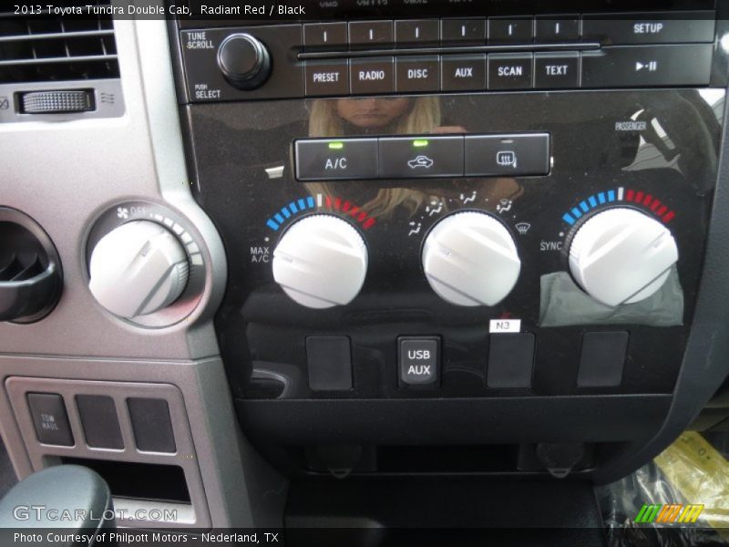 Radiant Red / Black 2013 Toyota Tundra Double Cab