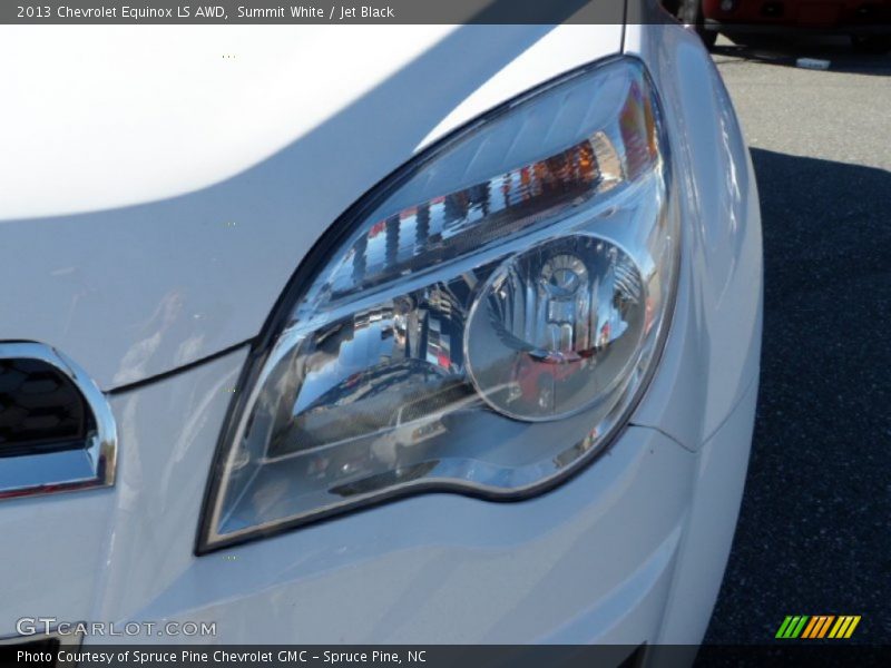 Summit White / Jet Black 2013 Chevrolet Equinox LS AWD