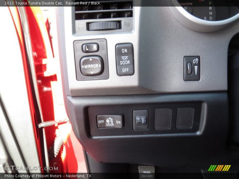 Radiant Red / Black 2013 Toyota Tundra Double Cab