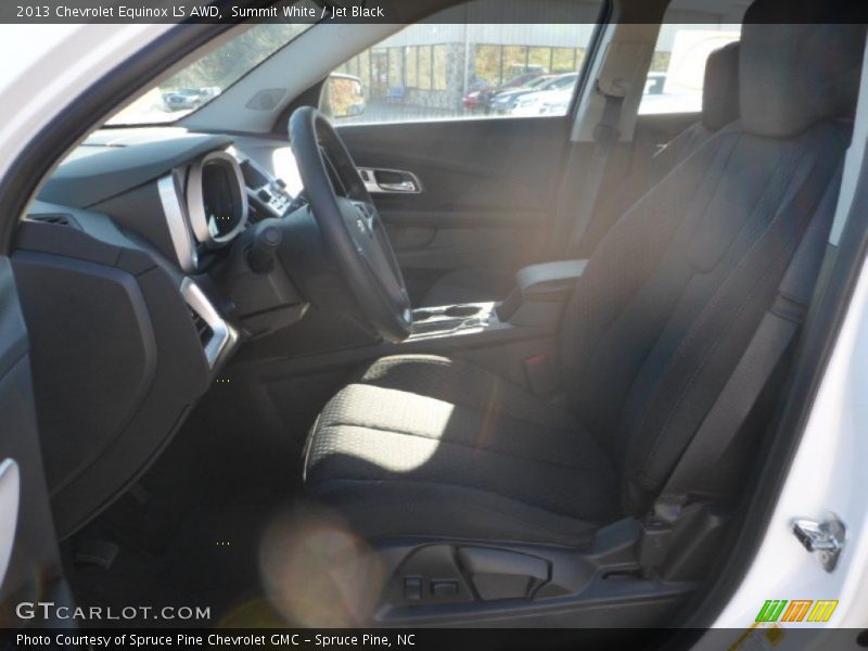 Summit White / Jet Black 2013 Chevrolet Equinox LS AWD