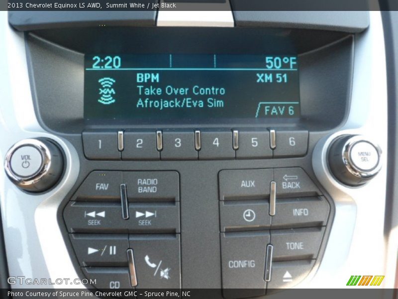 Summit White / Jet Black 2013 Chevrolet Equinox LS AWD