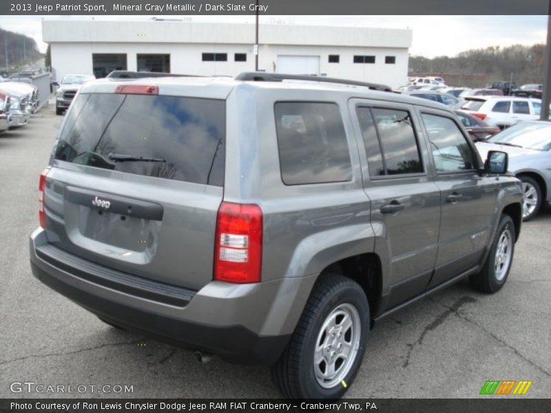 Mineral Gray Metallic / Dark Slate Gray 2013 Jeep Patriot Sport