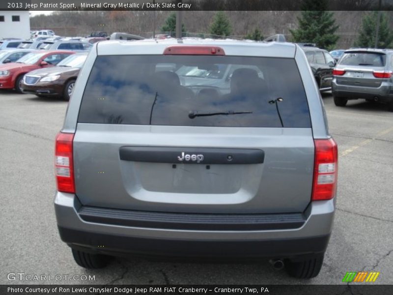 Mineral Gray Metallic / Dark Slate Gray 2013 Jeep Patriot Sport