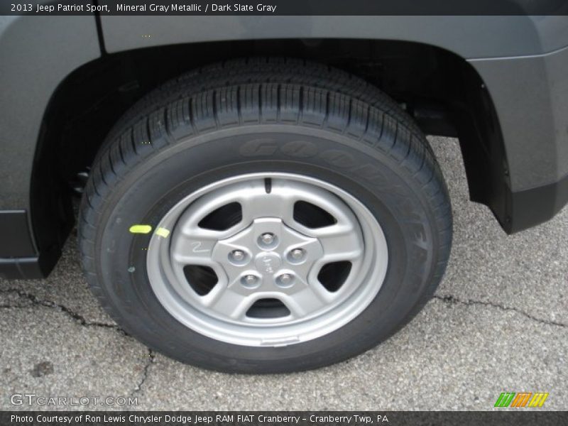 Mineral Gray Metallic / Dark Slate Gray 2013 Jeep Patriot Sport