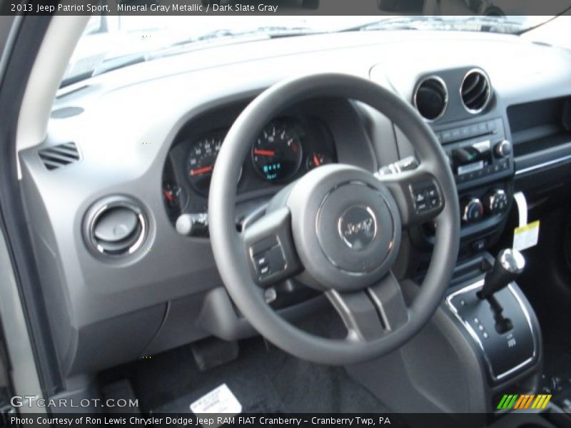 Mineral Gray Metallic / Dark Slate Gray 2013 Jeep Patriot Sport