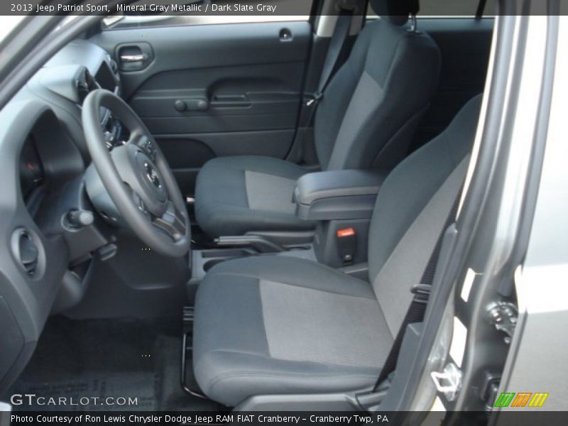 Mineral Gray Metallic / Dark Slate Gray 2013 Jeep Patriot Sport