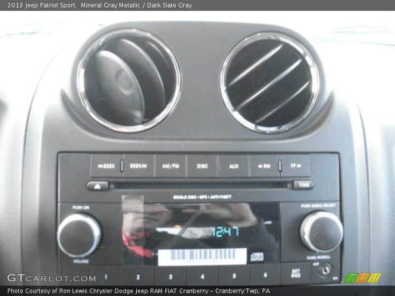 Mineral Gray Metallic / Dark Slate Gray 2013 Jeep Patriot Sport