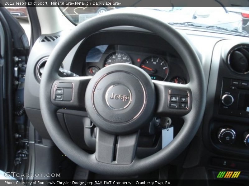 Mineral Gray Metallic / Dark Slate Gray 2013 Jeep Patriot Sport