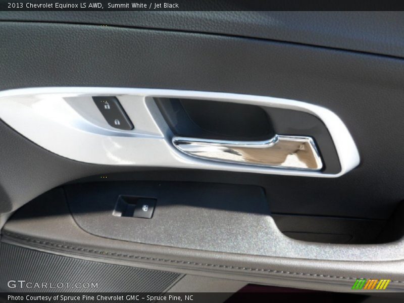 Summit White / Jet Black 2013 Chevrolet Equinox LS AWD