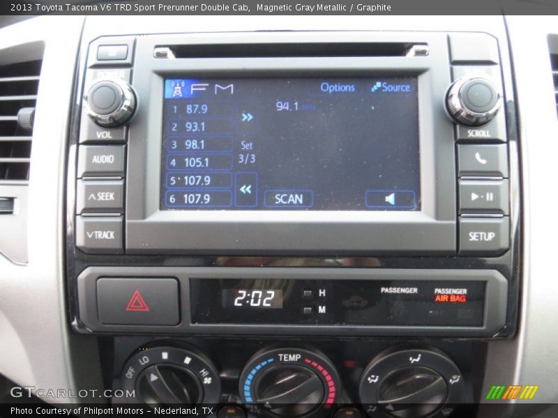 Magnetic Gray Metallic / Graphite 2013 Toyota Tacoma V6 TRD Sport Prerunner Double Cab