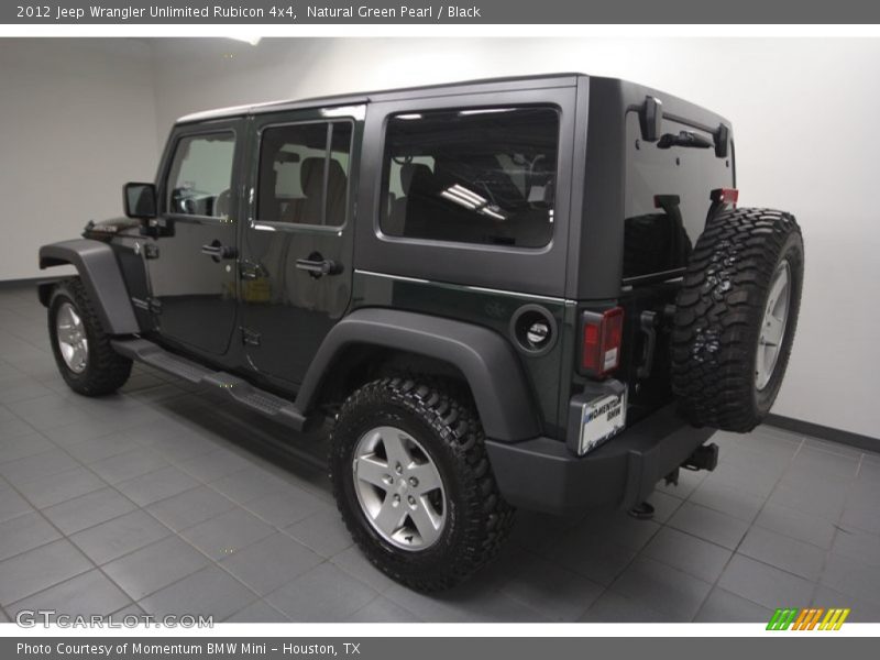 Natural Green Pearl / Black 2012 Jeep Wrangler Unlimited Rubicon 4x4