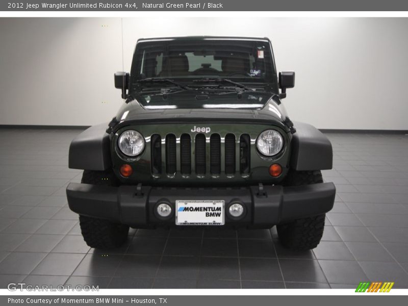 Natural Green Pearl / Black 2012 Jeep Wrangler Unlimited Rubicon 4x4