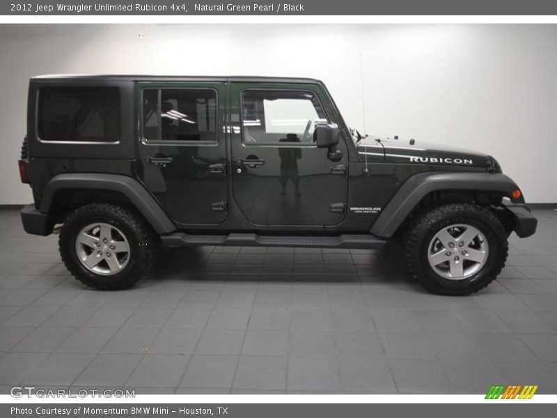 Natural Green Pearl / Black 2012 Jeep Wrangler Unlimited Rubicon 4x4
