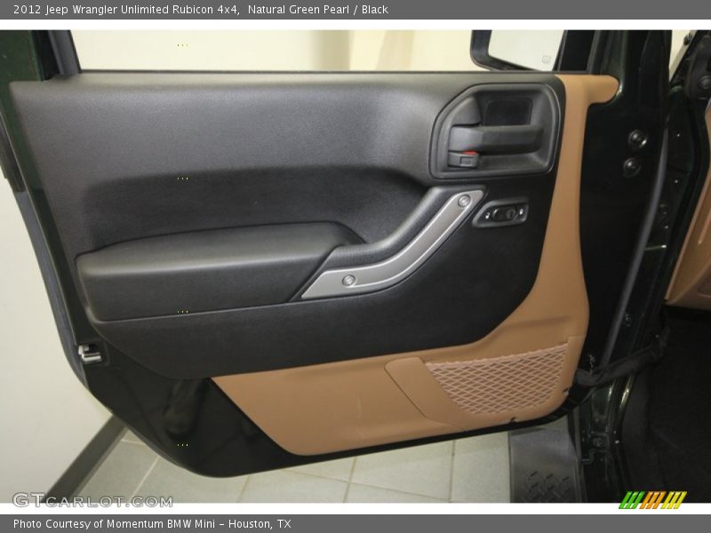 Natural Green Pearl / Black 2012 Jeep Wrangler Unlimited Rubicon 4x4