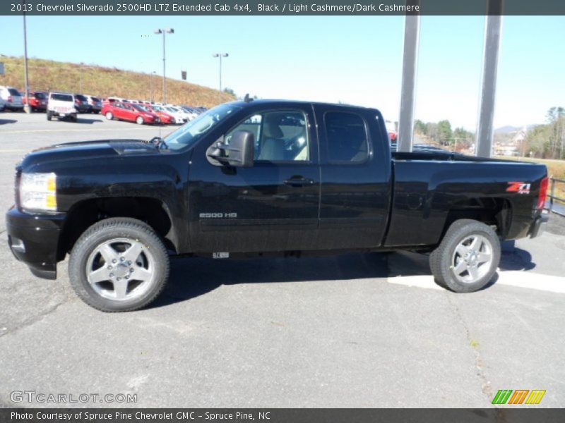 Black / Light Cashmere/Dark Cashmere 2013 Chevrolet Silverado 2500HD LTZ Extended Cab 4x4