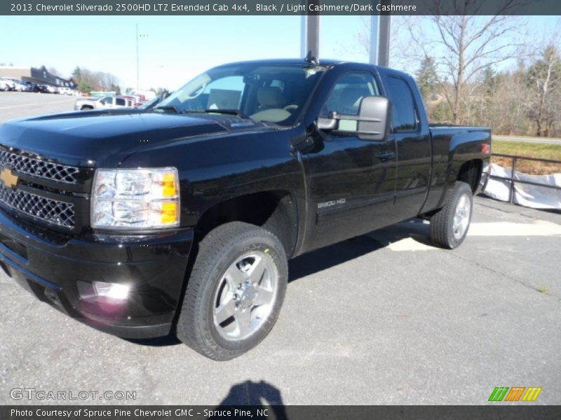 Black / Light Cashmere/Dark Cashmere 2013 Chevrolet Silverado 2500HD LTZ Extended Cab 4x4