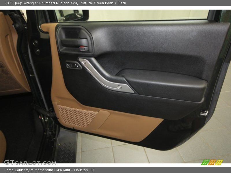 Natural Green Pearl / Black 2012 Jeep Wrangler Unlimited Rubicon 4x4