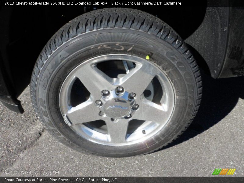Black / Light Cashmere/Dark Cashmere 2013 Chevrolet Silverado 2500HD LTZ Extended Cab 4x4